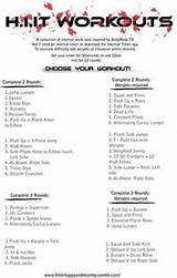 Images of Cardio Exercise Routine