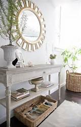 Images of Entry Table With Storage Baskets