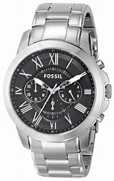Fossil Grant Stainless Steel Watch Pictures