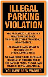 Parking Illegally On Private Property