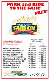 Yakima Fair Schedule
