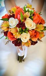 Pictures of Orange Wedding Flowers Ideas