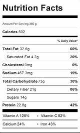 Chickpea Chips Nutrition Pictures