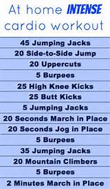 In Home Cardio Exercises Images