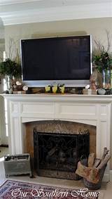 Images of Decorate A Mantel With Tv