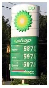 Photos of Gas Price Gouging