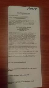 Hertz Reservation Confirmation Photos