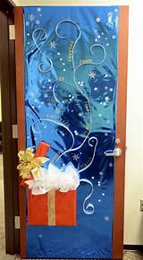 Christmas Door Foil Paper Pictures