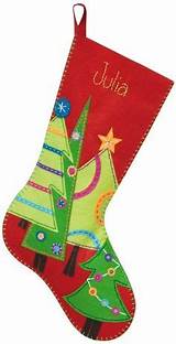 Pictures of Holiday Felt Stockings