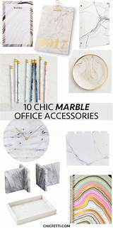 Marble Desk Supplies