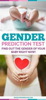 Cheap Gender Prediction Test Photos