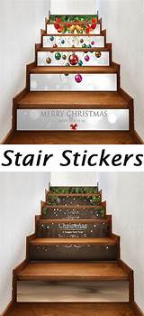 Christmas Stair Stickers Images