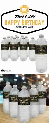 Decorate Water Bottles For Birthday Party Photos