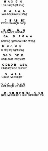 Images of Fight Song Chords Guitar