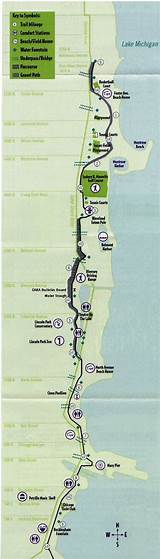 Photos of Lakefront Bike Path Chicago Map