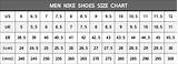 Images of Nike Size Chart Mens Shoes