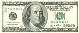 Images of Money Hundred Dollar Bill