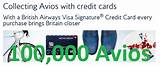 Avios Credit Card Bonus