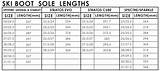 Ski Boot Size Chart Youth Pictures