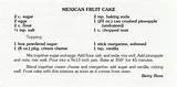 Images of Mexican Fruit Cake Recipe