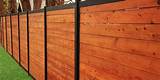 Build A Wood Fence With Metal Posts