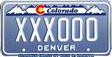 Images of New License Plates Colorado