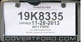 Images of Temporary Car License Plate
