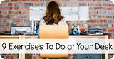 Photos of Exercises To Do At Your Desk