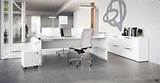 White And Grey Office Furniture Images