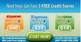 View All 3 Credit Scores Free