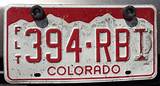 Images of Colorado License Plates Pictures