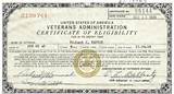 Photos of Va Mortgage Eligibility Certificate