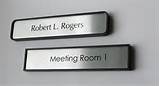 Magnetic Office Door Name Plates