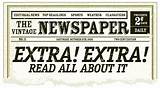 Pictures of Old Fashioned Newspaper