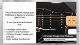 Fender Special Edition Standard Stratocaster Hss Electric Guitar Black Pictures