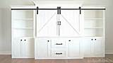 Pictures of Sliding Barn Door Entertainment Center Plans