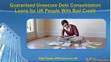 Guaranteed Debt Consolidation Loans For Poor Credit Pictures