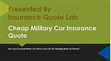 Home Insurance Military