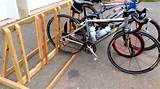 Photos of Simple Wood Bike Rack