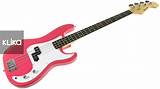 Pictures of Pink Electric Bass
