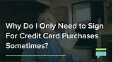 Why Sign Credit Card Pictures