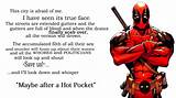 Deadpool Movie Quotes Pictures