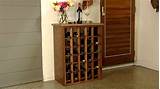 How To Build Wine Rack In Cabinet Pictures