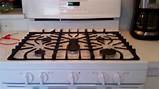 Pictures of White Gas Stove Self Cleaning