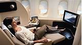 Pictures of International Flights Business Class