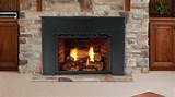Images of Open Gas Fireplace Insert