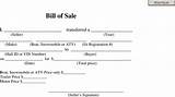 Bill Of Sale For Boat Motor And Trailer