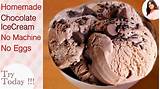 Photos of Chocolate Ice Cream Recipe Without Eggs