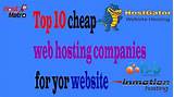 Top 10 Web Hosting