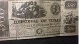 Republic Of Texas 3 Dollar Bill Photos